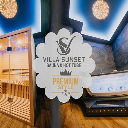 Villa Sunset Pool & Spa Apartments Zgornje Skofije Exterior photo
